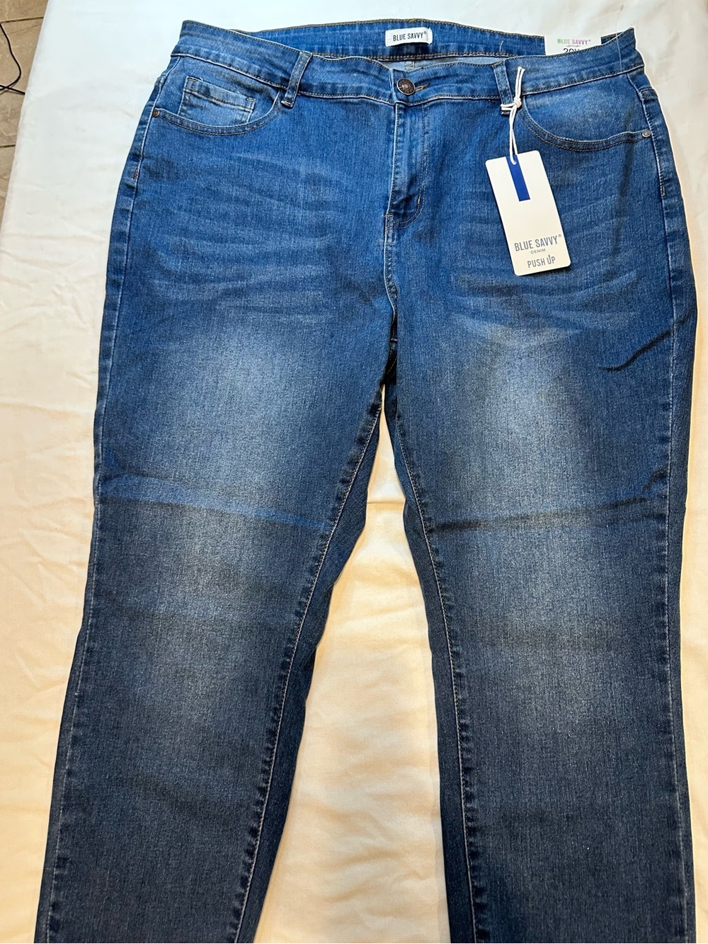 Blue Savvy Mid Wash Skinny
